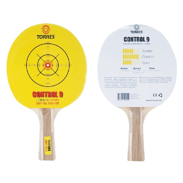 Ракетка для настольного тенниса  TORRES Control 9 для начинающих игроков
