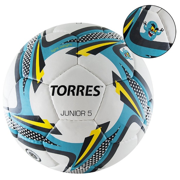 Мяч футбольный Torres Junior-5 р.5 глянцевый, синтетическая кожа вес 390-410 г