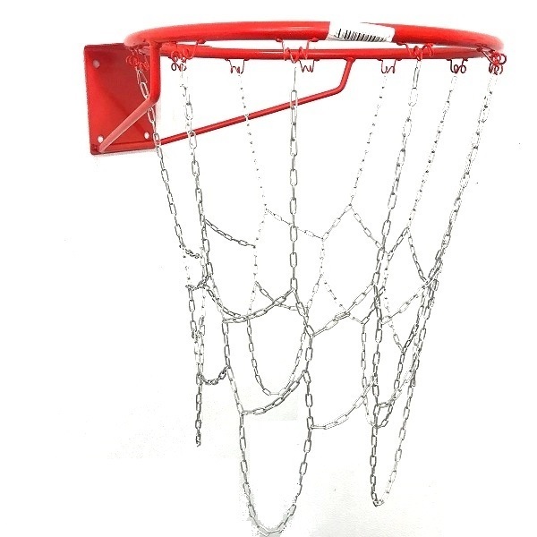 Антивандальная баскетбольная сетка 2мм из короткозвенной цепи для  No-7, No-5, на 10 посадочных мест