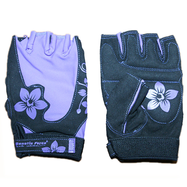 Перчатки для фитнеса женские фиолетово-черные р-р XS