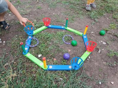Игра кольцеброс, шароброс 4 шара и 4 кольца