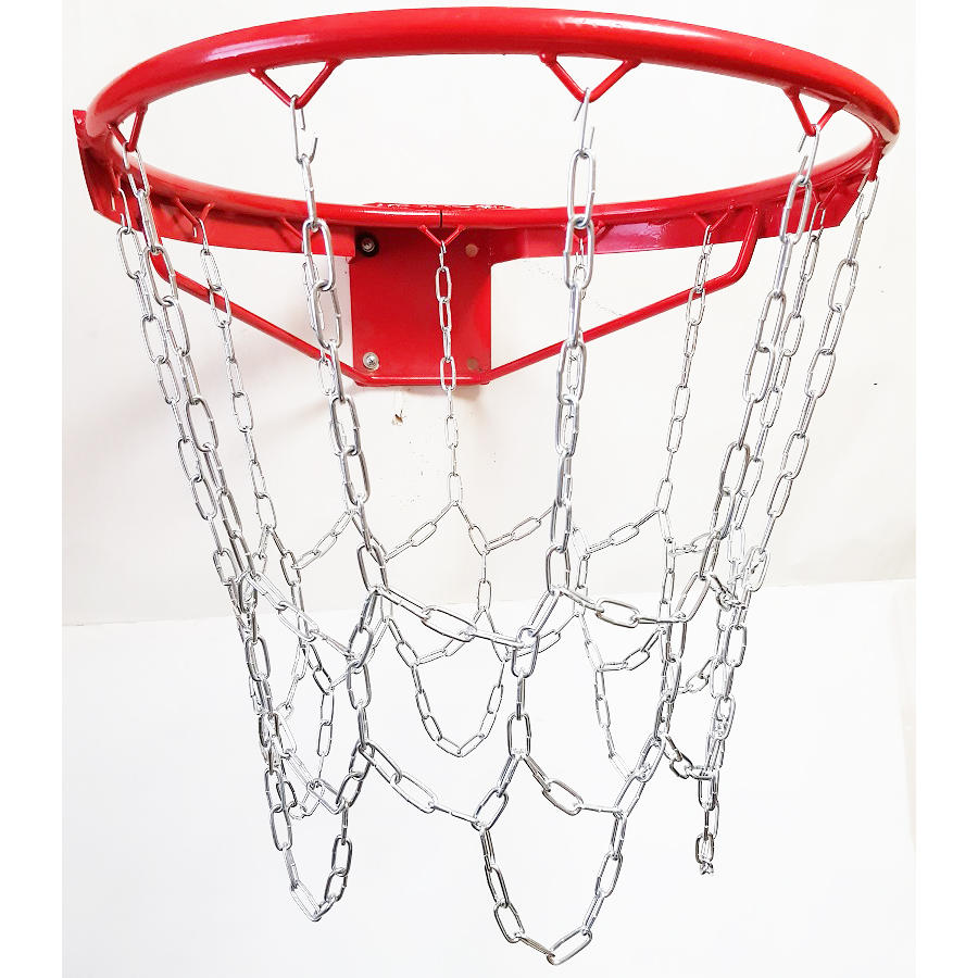 Антивандальная баскетбольная сетка 3мм из длиннозвенной цепи для  No-7, No-5, на 12 посадочных мест