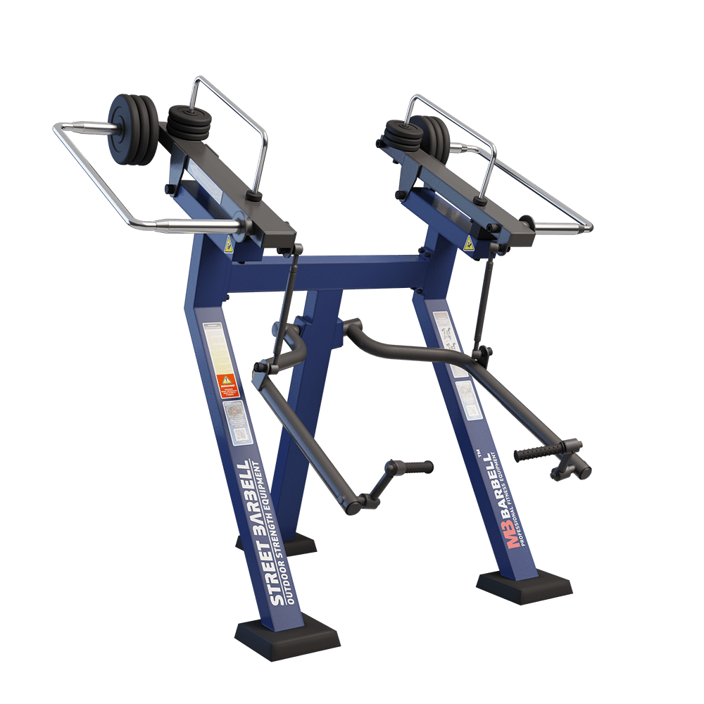 Street Barbell Тренажер Бицепс в положении стоя с изменяемой нагрузкой / Biceps curl in Standing pos