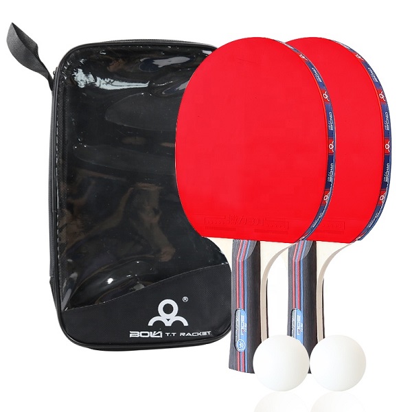 Набор для настольного тенниса FORCE 08, две ракетки, два мяча в боксе, сумка - чехол
