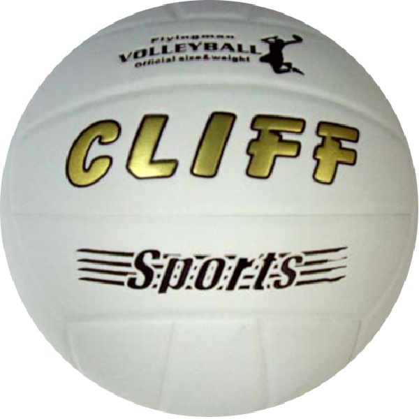 Мяч волейбольный Cliff Sports р 5 синт.кожа, клееный Белый