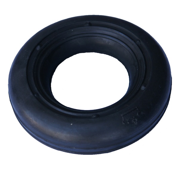 Эспандер кольцо нагрузка 35кг d-80мм ребристо-гладкий Черный