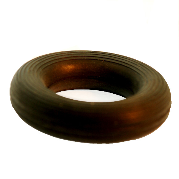 Эспандер кольцо с нагрузкой 45-50кг d-70мм ребристый Черный
