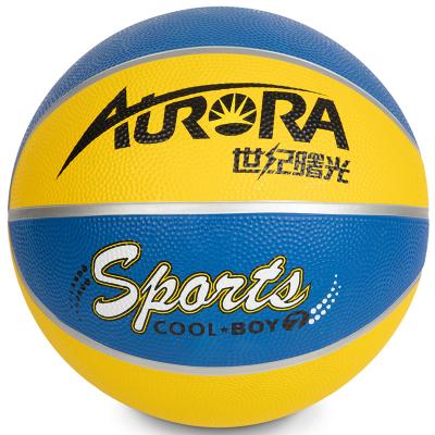 Мяч баскетбольный AURORA Sports, размер 7, материал-резина, сине-желтый