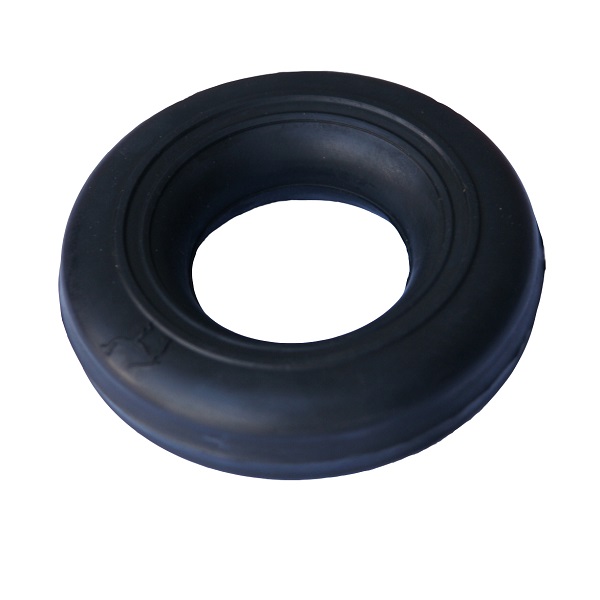 Эспандер кольцо нагрузка 55-60кг d-77мм ребристо-гладкий.Черный